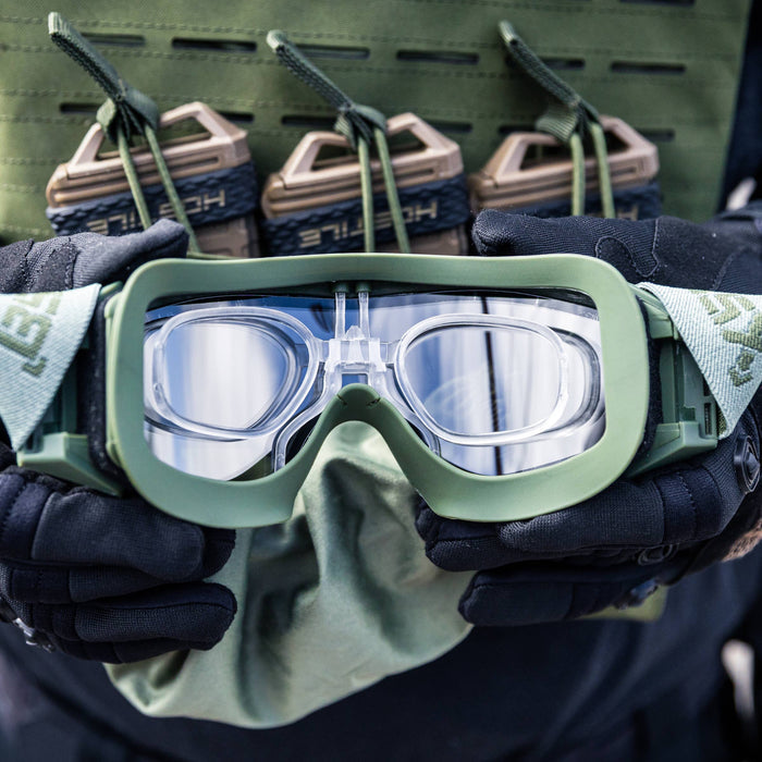 BSX Tango Goggle - Standard w/ Multiple Lenses - Olive