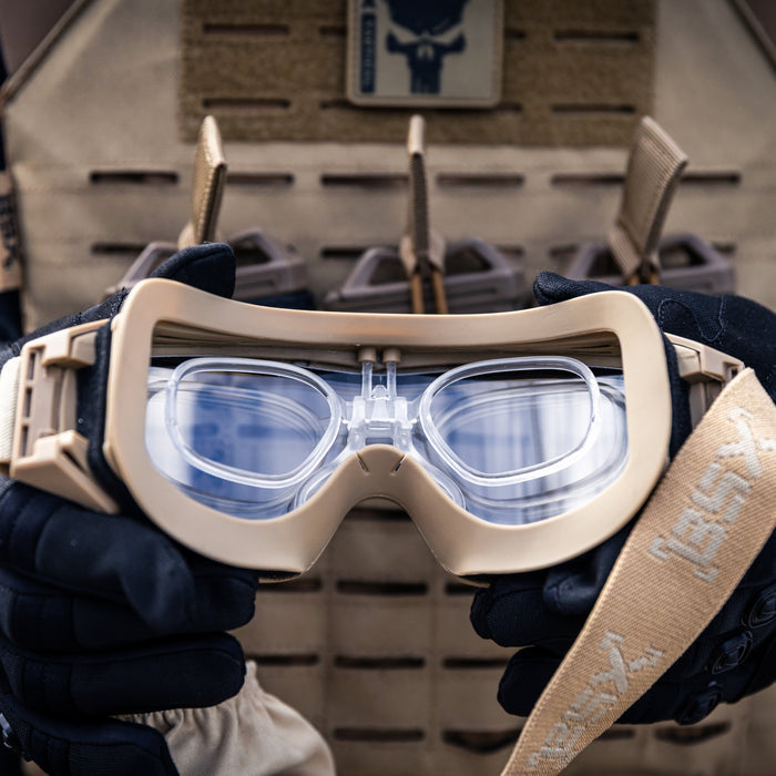 BSX Tango Goggle - Standard w/ Multiple Lenses - Tan