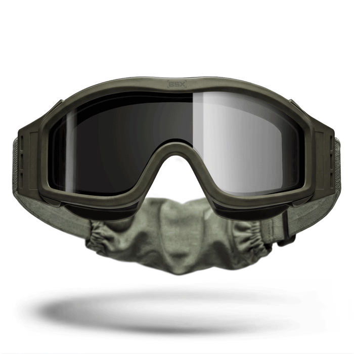 BSX Tango Goggle Thermal Multiple Lenses Olive