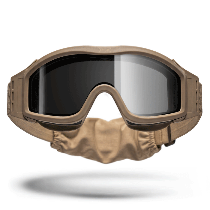 BSX Tango Goggle - Thermal w/ Multiple Lenses - Tan