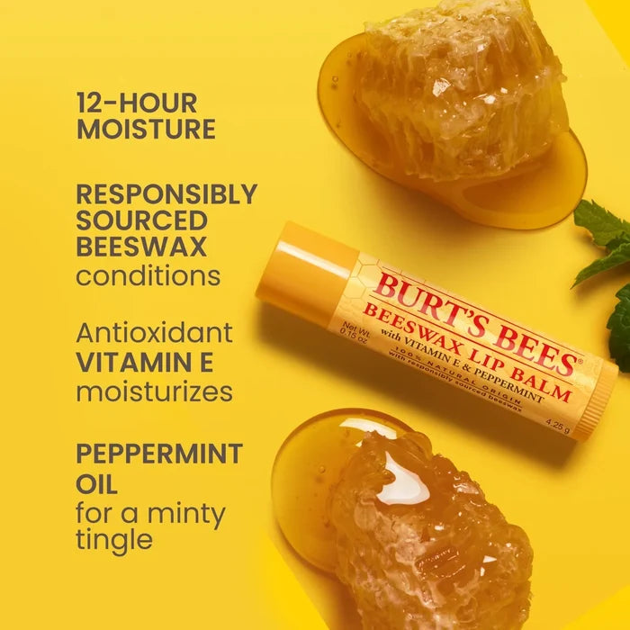 BURTS BEES Honey Lip Blam  مرطب الشفاه بالعسل من بيرتس بيز