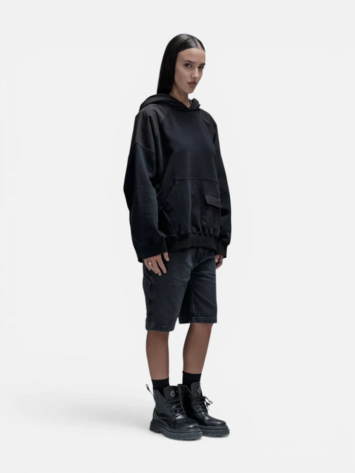Buzo Hoodie Luxo Distopic Negro