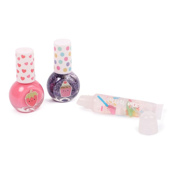 BYS Mini Me Kit de uñas y labios 3 piezas