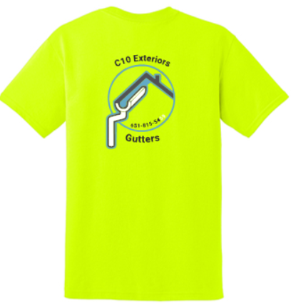 C10 EXTERIORS 50/50 COTTON/POLY SHORT SLEEVE TEE