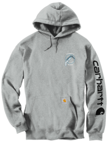 C10 EXTERIORS CARHARTT MIDWEIGHT HOODED LOGO SWEATSHIRT