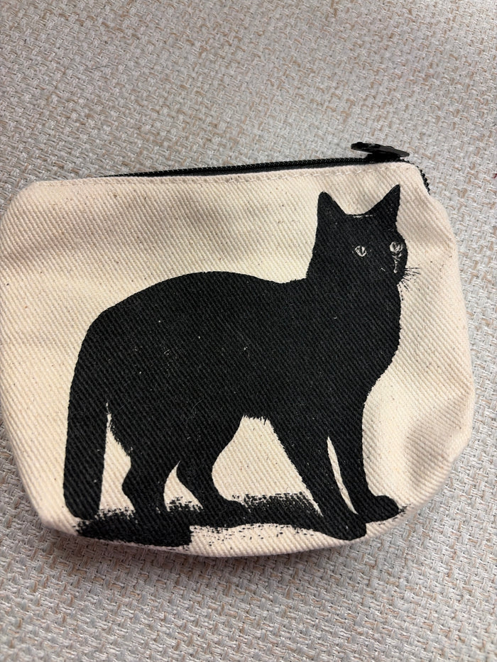 Rubyzaar canvas zip pouch bag with a sleek design, showcasing a compact and durable storage solution.
