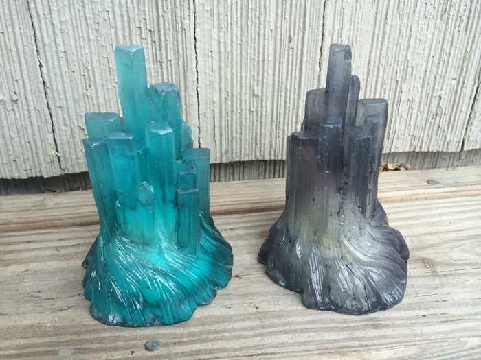 CAST CRYSTAL LIGHTS- SELENITE