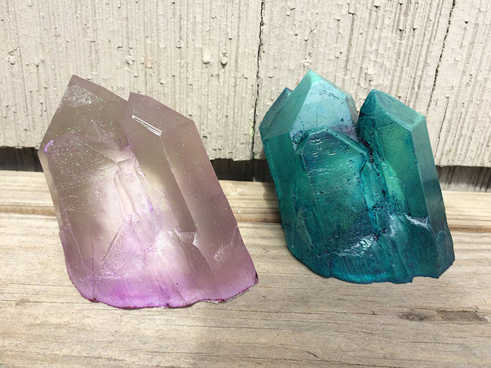 CAST CRYSTAL WALL SCONCE