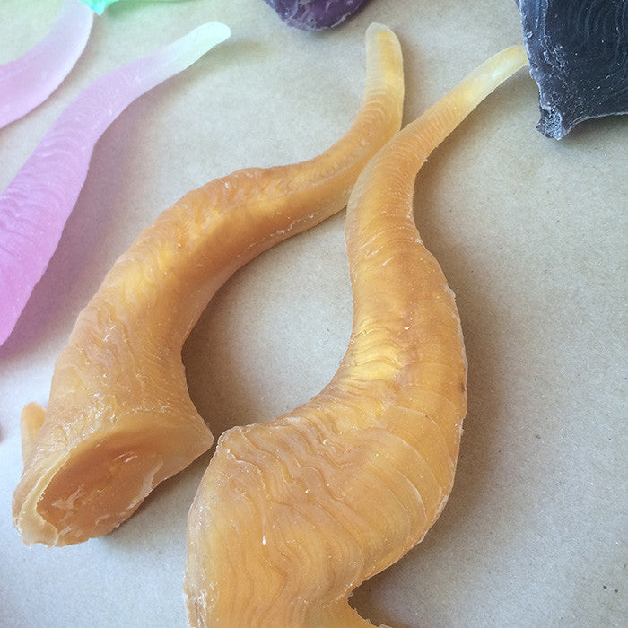 CAST TRANSLUCENT GLOW IN THE DARK HORNS