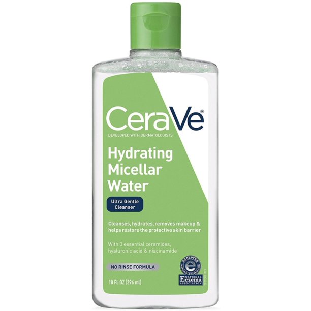 CERAVE Developed With Dermatologists Hydrating Micellar Water Ultra Gentle Cleanser no Rinse Formula ماء الميسلار من سيرافي