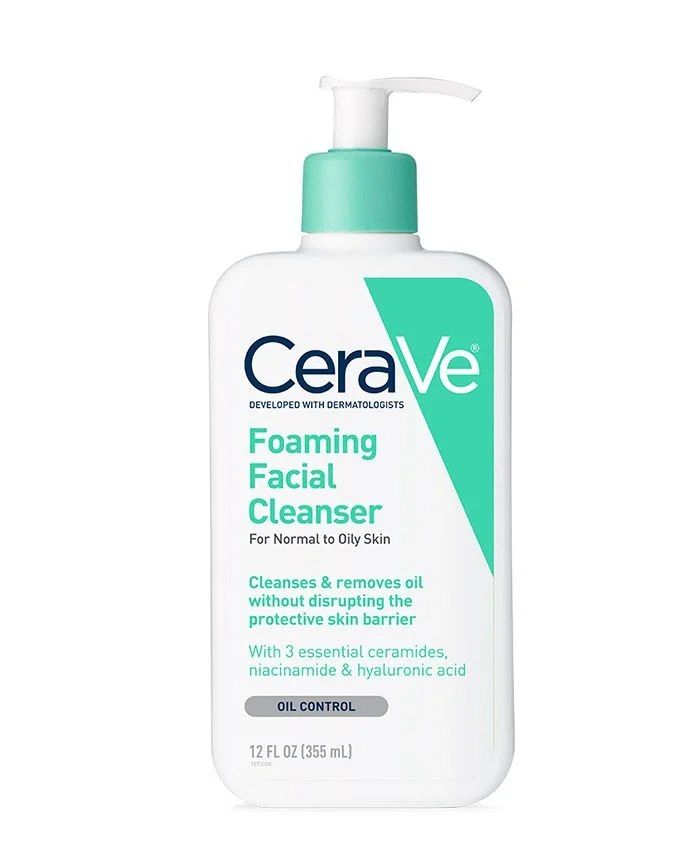 CERAVE Foaming Facial Cleanser for Normal to Oily Skin - Oil Control غسول للبشرة العادية والمختلطة و الدهنية
