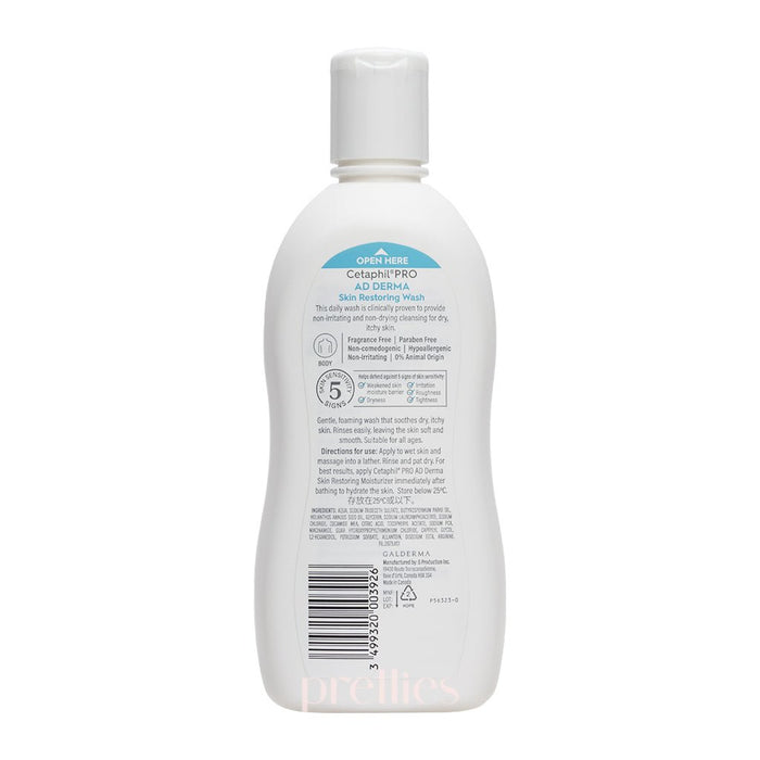 Cetaphil PRO AD Derma Skin Restoring Wash 295ml - Pretties.com.hk