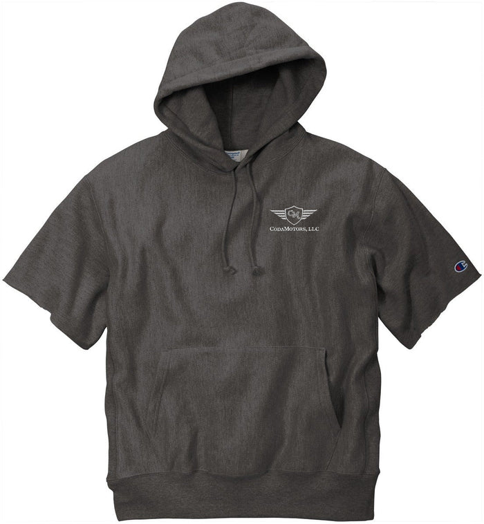 no-logo Champion Reverse Weave Short Sleeve Hooded Sweatshirt-Regular-Champion-Thread Logic