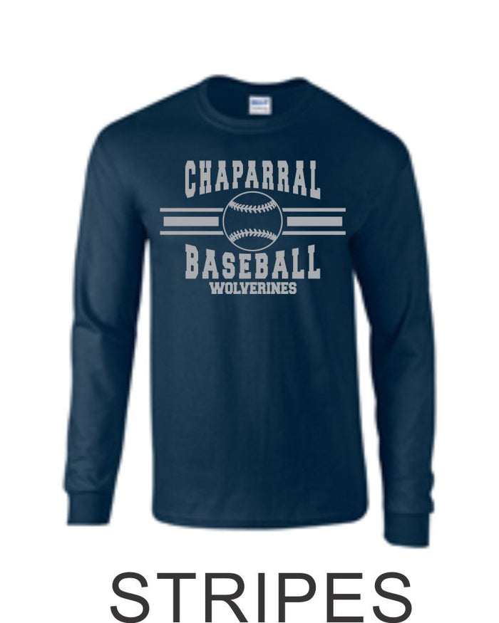 Chap Baseball Long Sleeve Tee in 4 Designs