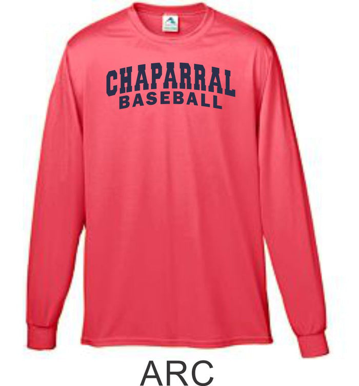 Chap Baseball Wicking Long Sleeve Tee in 3 Designs
