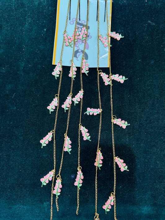 Charm Hair Accessories leaves pattern