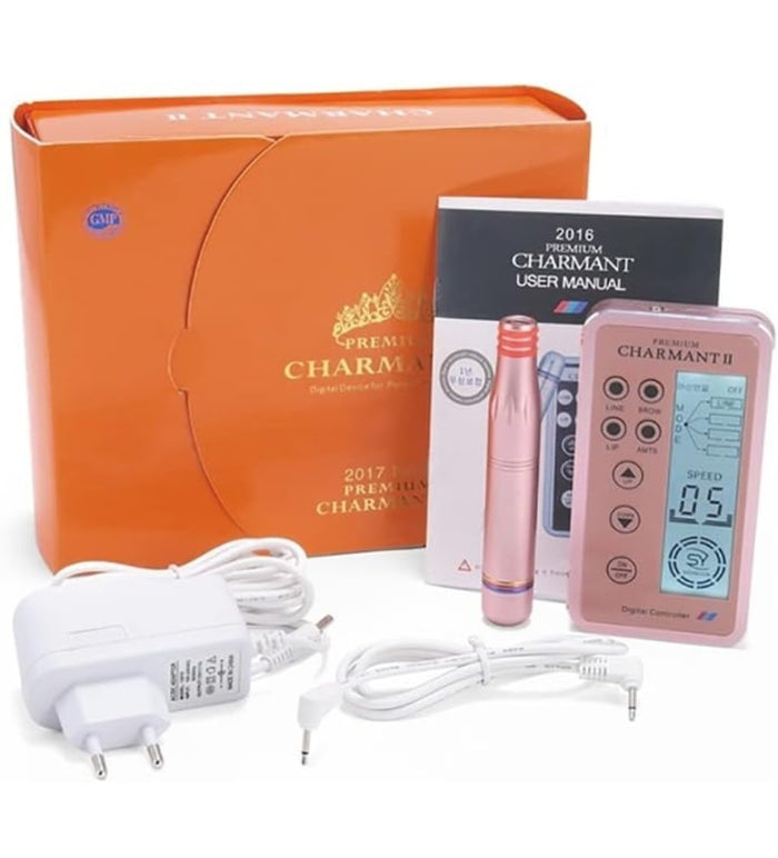 Charmant II Digital Professional Tattoo Machine Pen MTS Semi-Permanent Makeup Microblading Machine - SD Cosmetics Care
