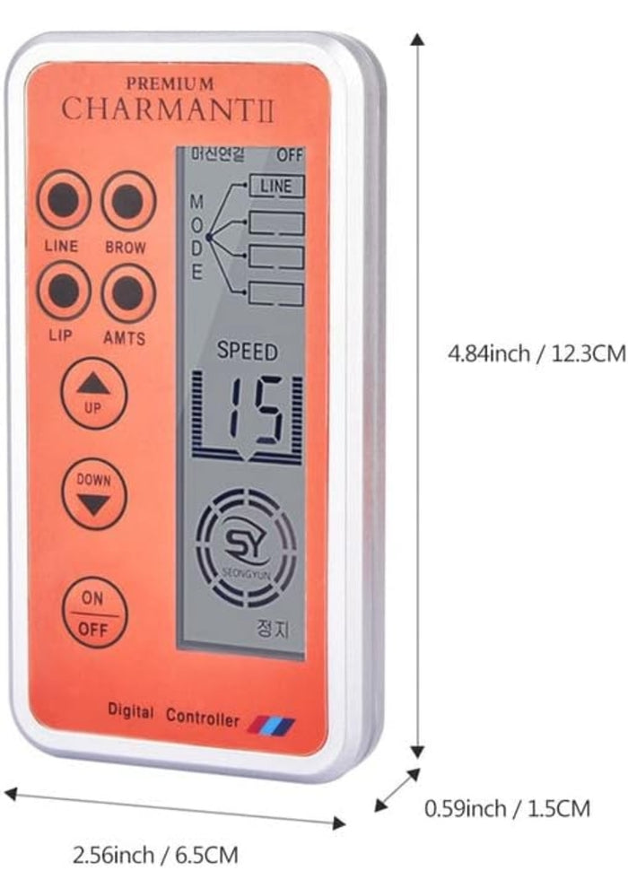 Charmant II Digital Professional Tattoo Machine Pen MTS Semi-Permanent Makeup Microblading Machine - SD Cosmetics Care