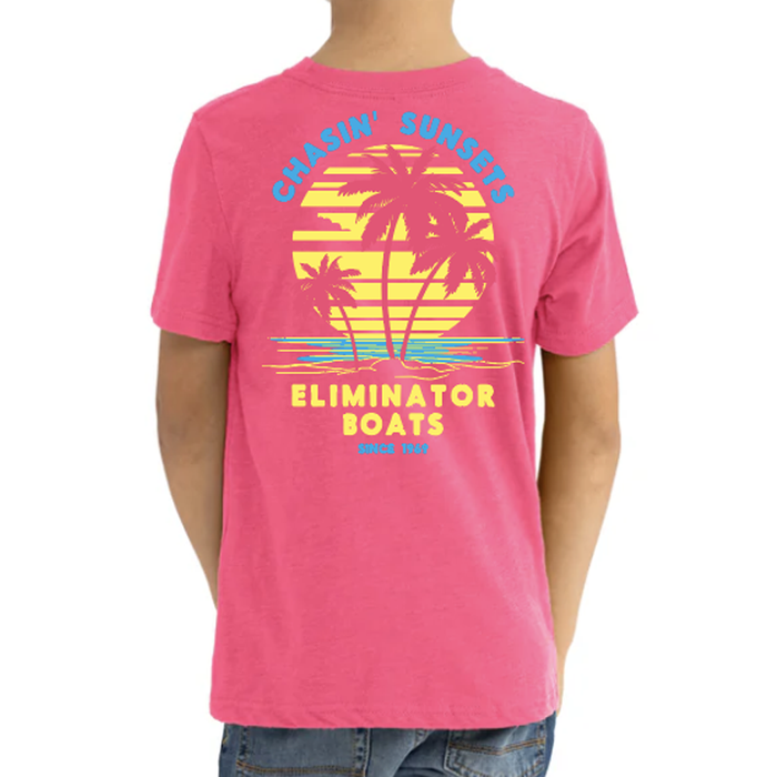 Chasin Sunsets Youth T-Shirt - Pink