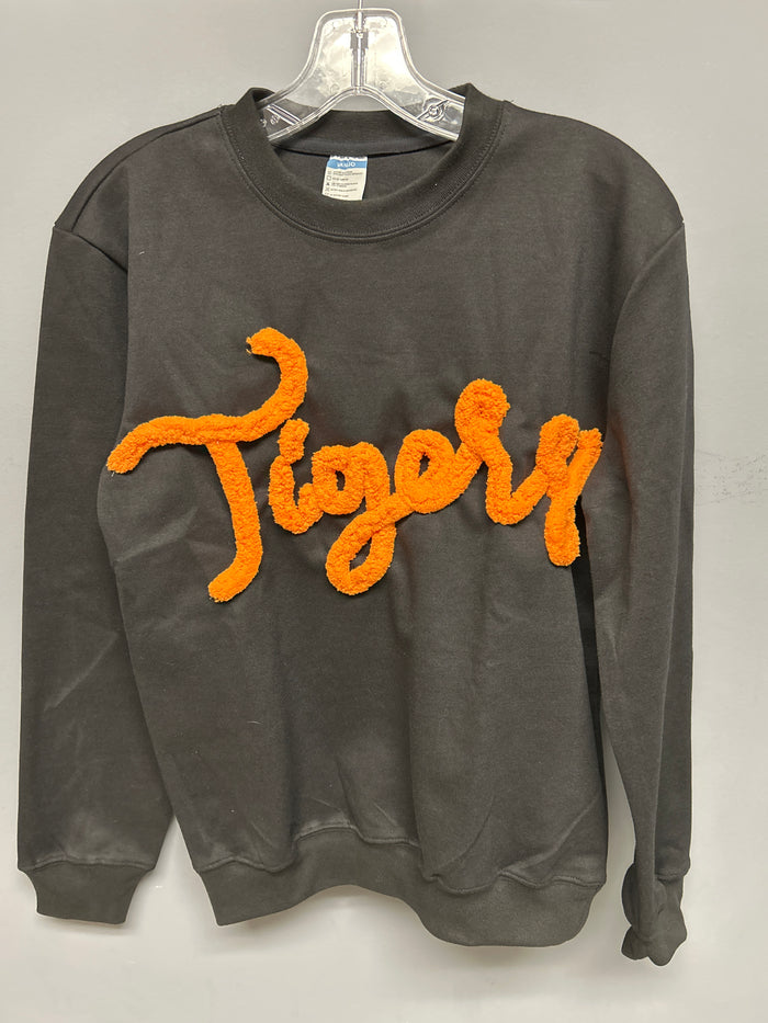 CHENILLE EMBROIDERED SWEATSHIRT