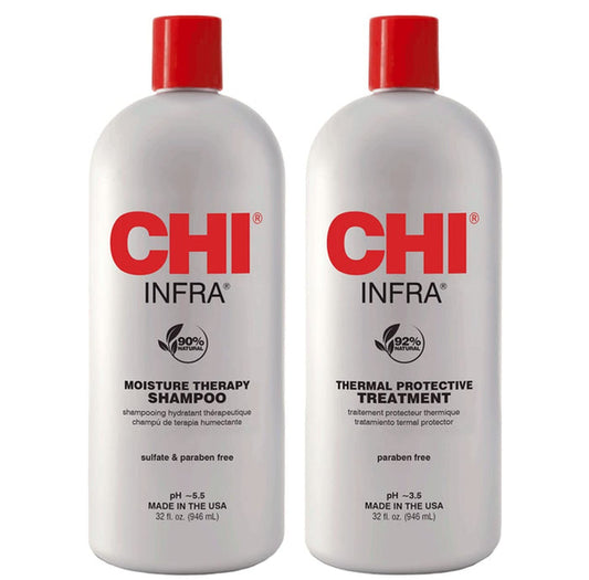CHI Infra 2PC Pack Shampoo + Treatment مجموعة تشي إنفرا