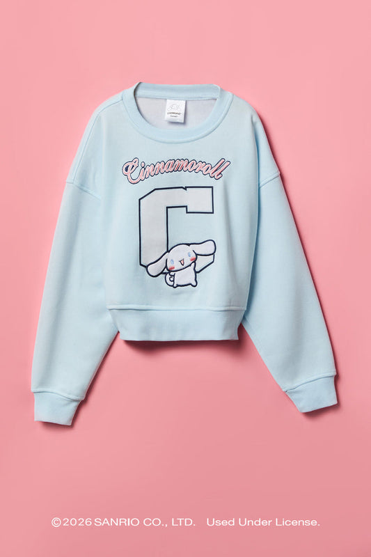 Cinnamoroll™ Girls Embroidered Fleece Sweatshirt