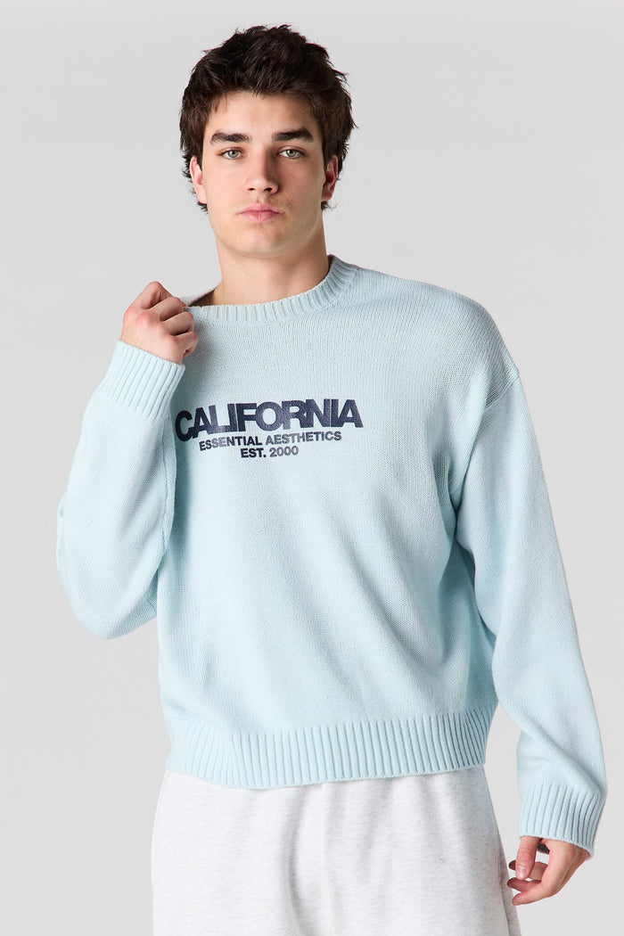 City Jacquard Knit Boxy Sweater