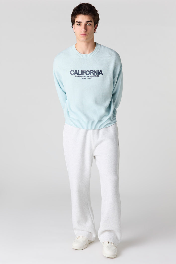 City Jacquard Knit Boxy Sweater