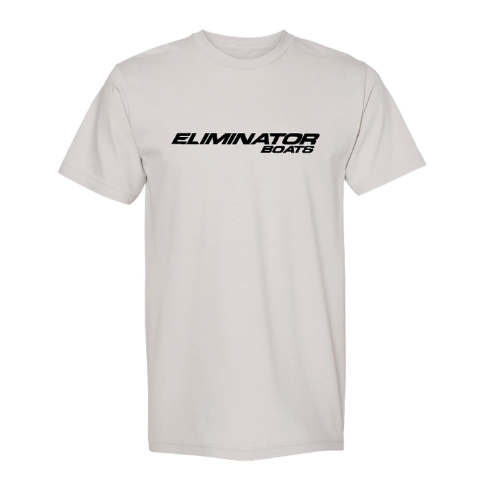 Classic Eliminator Boats Men’s T-Shirt – Silver/Black