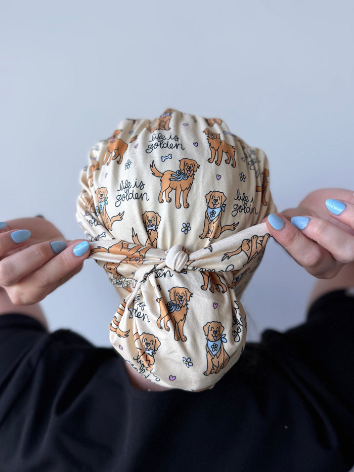 CloudCaps Scrub Cap | Life is Golden