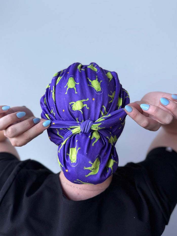 CloudCaps Scrub Cap | Space Frogs