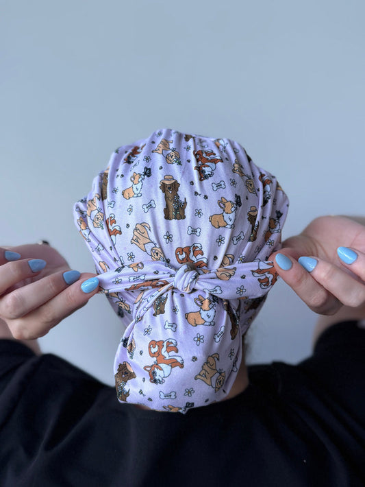 CloudCaps Scrub Cap | Spring Dogs