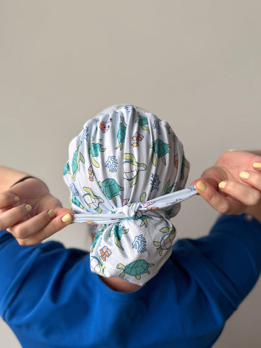CloudCaps Scrub Cap | Turtles