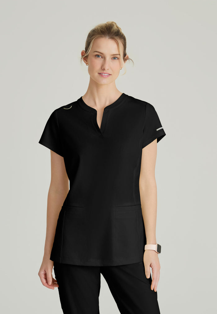 Coast Top - Black - Grey's Anatomy Scrubs