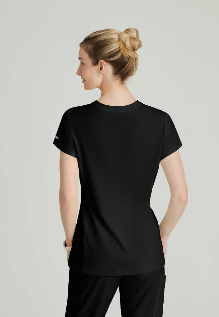 Coast Top - Black - Grey's Anatomy Scrubs