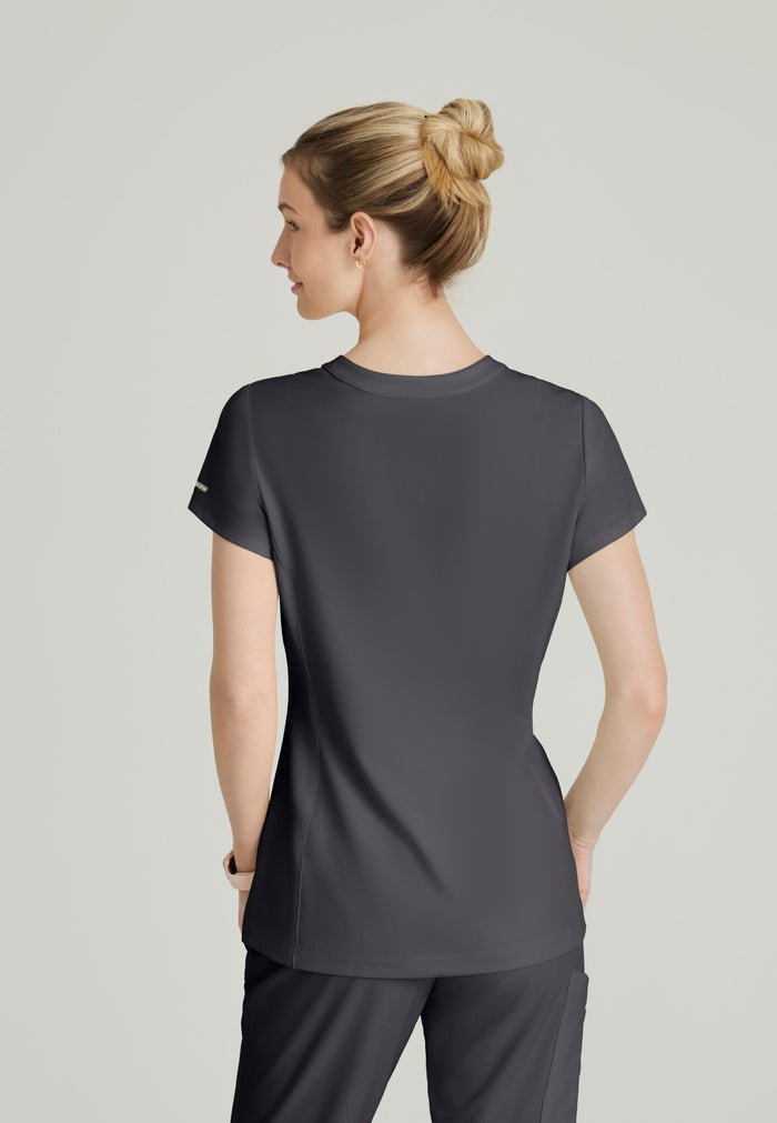 Coast Top - Pewter - Grey's Anatomy Scrubs