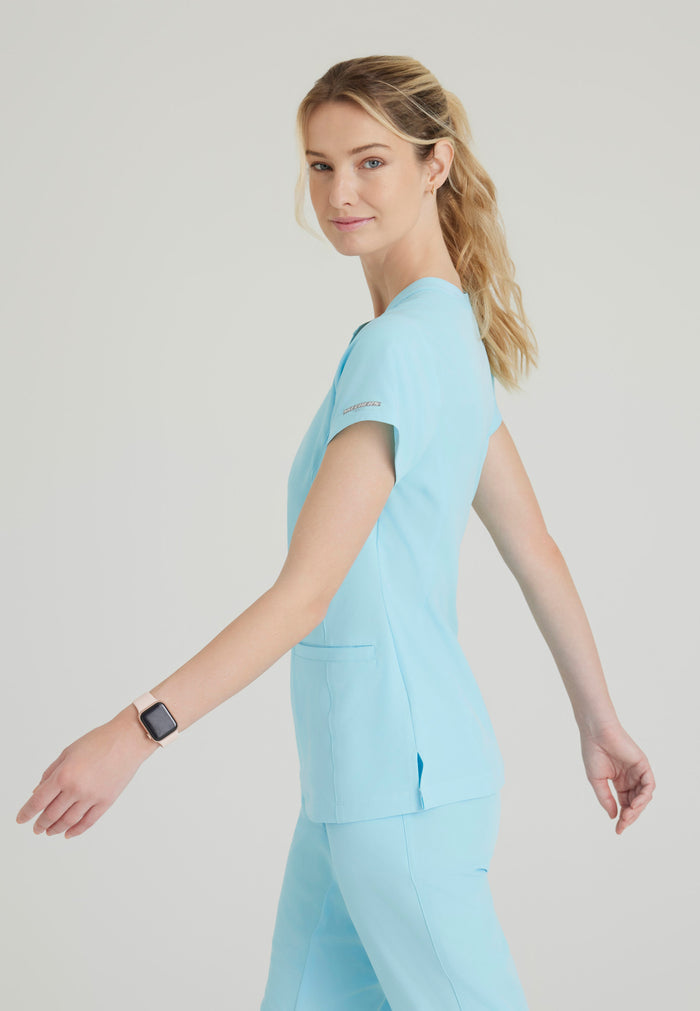 Coast Top - Poolside Blue - Grey's Anatomy Scrubs