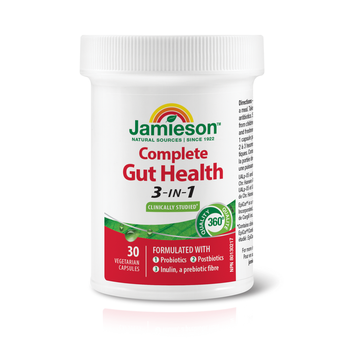 31002116 Jamieson Complete Gut Health Probiotic, 30 ct 10124_R2034_CompleteGutHealth_112mL_ALT