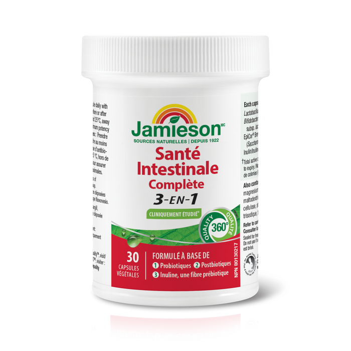 31002116 Jamieson Complete Gut Health Probiotic, 30 ct 10124_R2034_CompleteGutHealth_112mL_ALT2