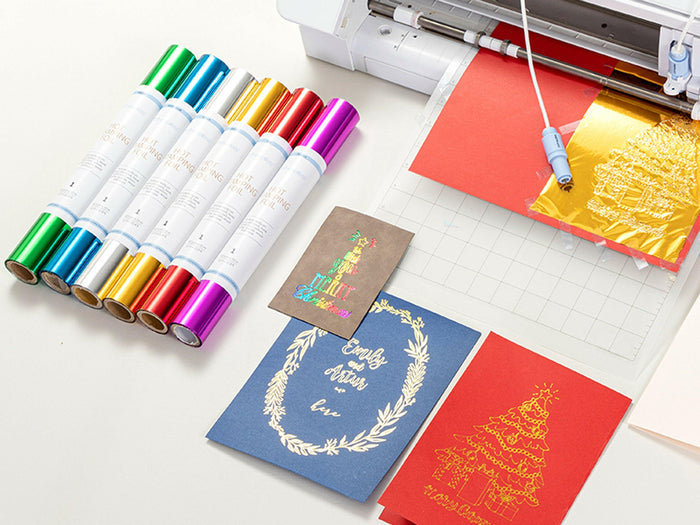 Craft Express 12" x 396" Hot Stamping Foil Roll – Metallic Finish.