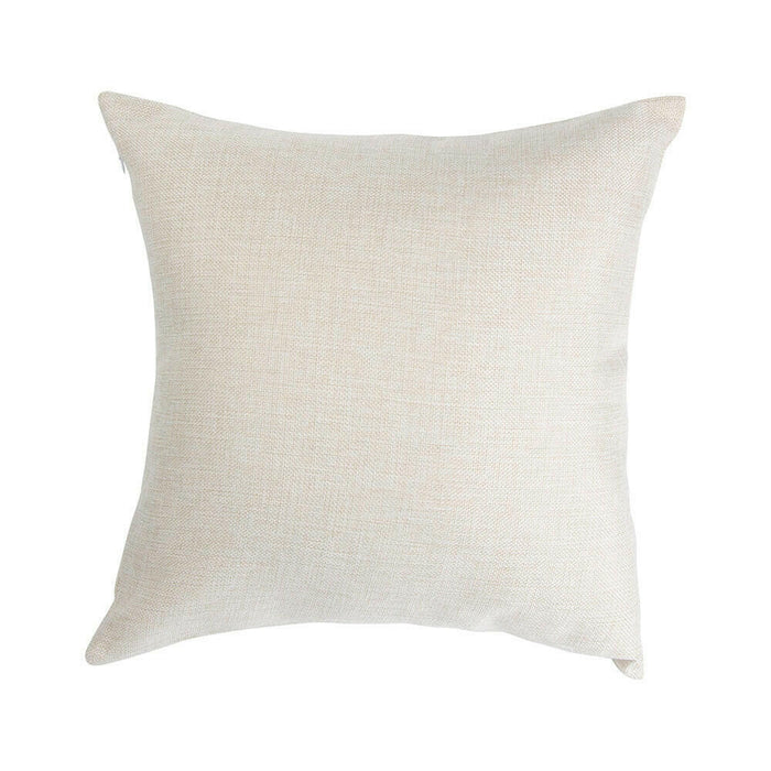 Craft Express 16" White Linen-Like Sublimation Pillow Cover – 16" Square Blank.
