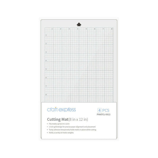 Craft Express 4 Pack 8" x 12" Cutting Mats – Self-Healing & Reusable.