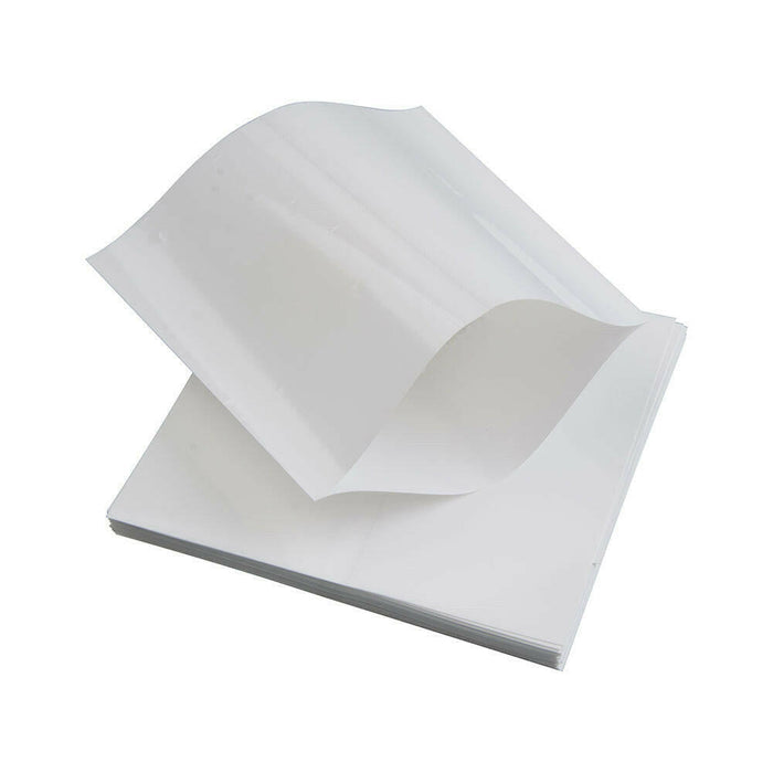 Craft Express 50 Pack Sublimation Shrink Film Sheets – 10x10 Heat Wraps for Irregular Blanks.