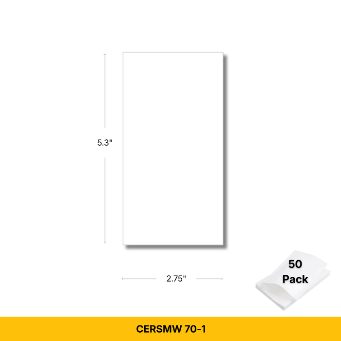 Craft Express 50 Pack Sublimation Shrink Film Sheets – Heat Wraps for Irregular Blanks