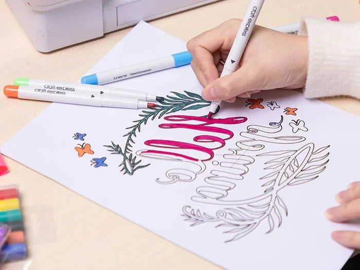 Craft Express 6 Pack Assorted Joy Sublimation Markers.