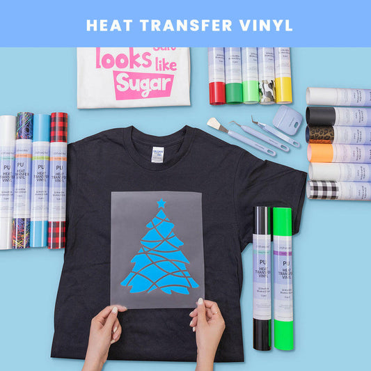 Craft Express 60" Heat Transfer Vinyl Roll – 12" Wide for HTV Crafting.