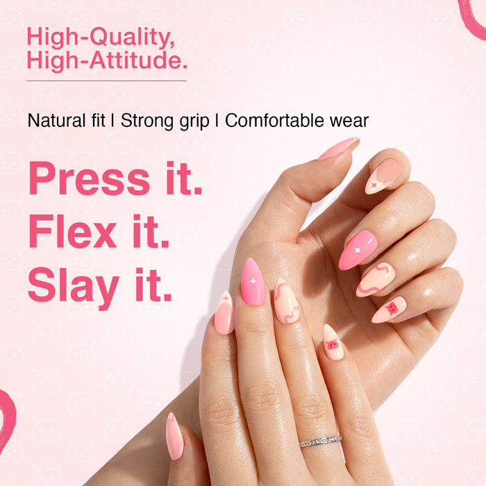Craze Purr-Fectly Phoebe Press On Nails