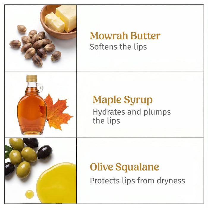 Ingredients of Vilvah Cream Bun Lip Balm