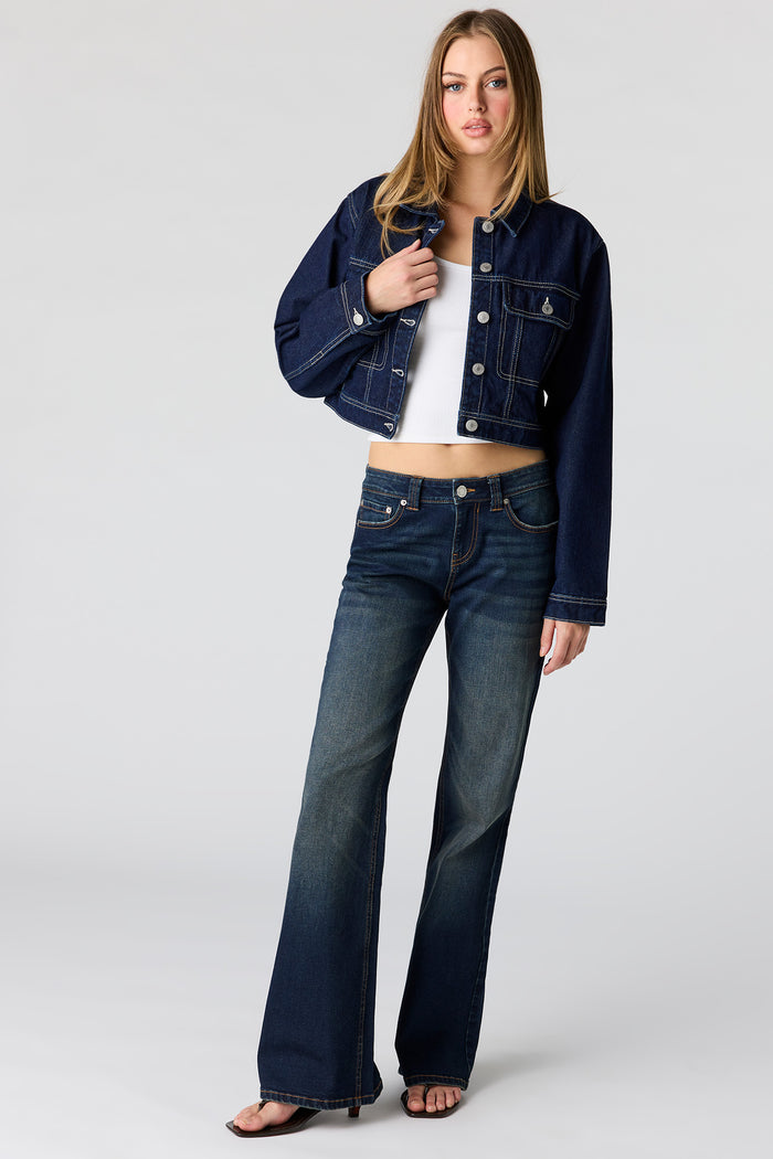 Cropped Denim Jacket