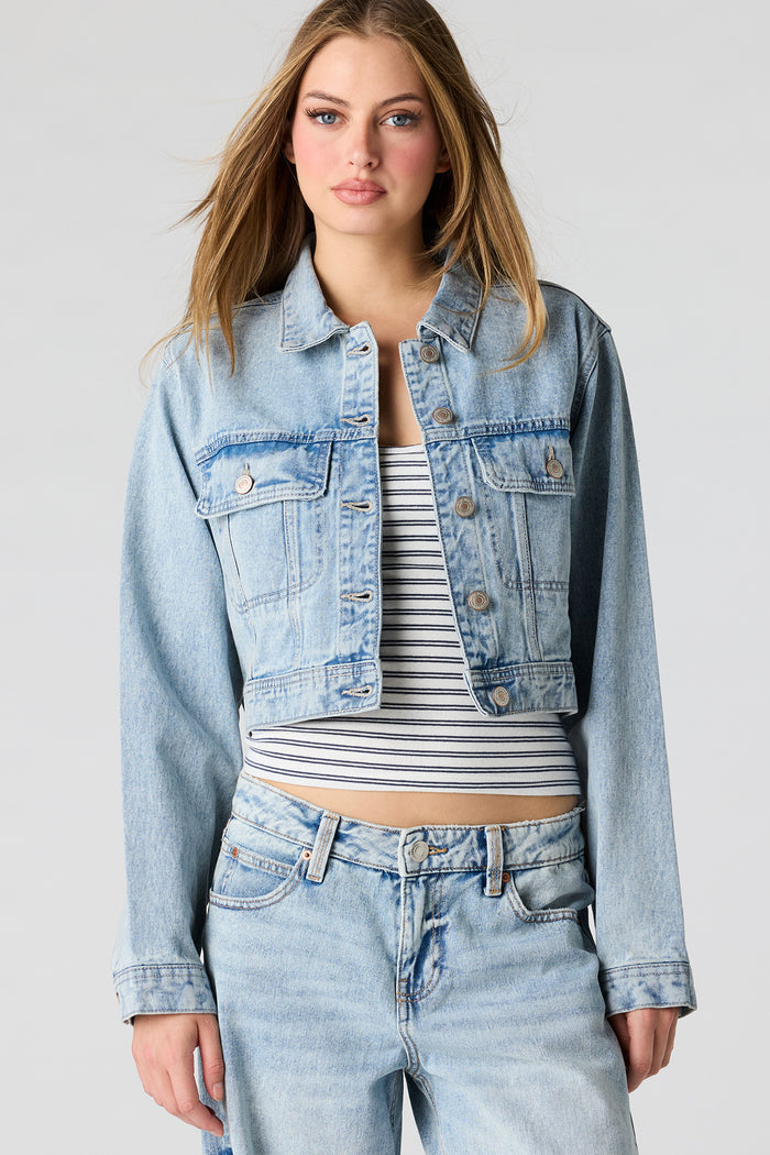 Cropped Denim Jacket